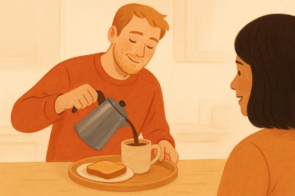 Acts of Service love language examples - helpful daily actions that show care