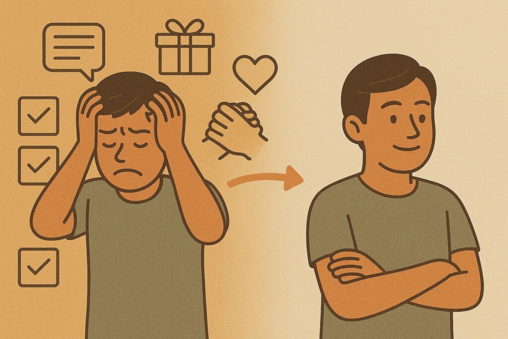Managing love language overwhelm and pressure in relationships