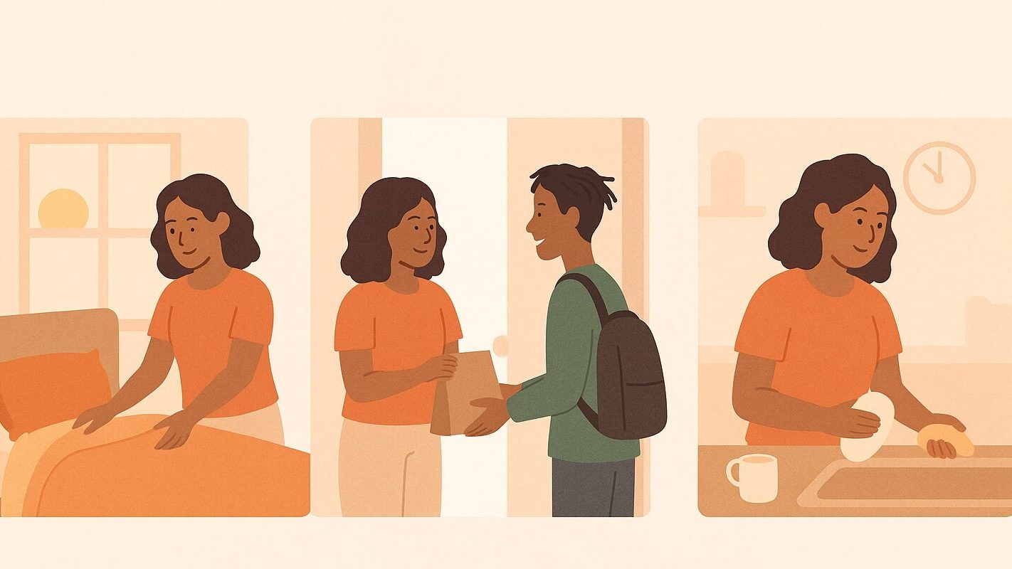 Daily practice of Acts of Service love language - integrating helpful actions naturally into everyday routines
