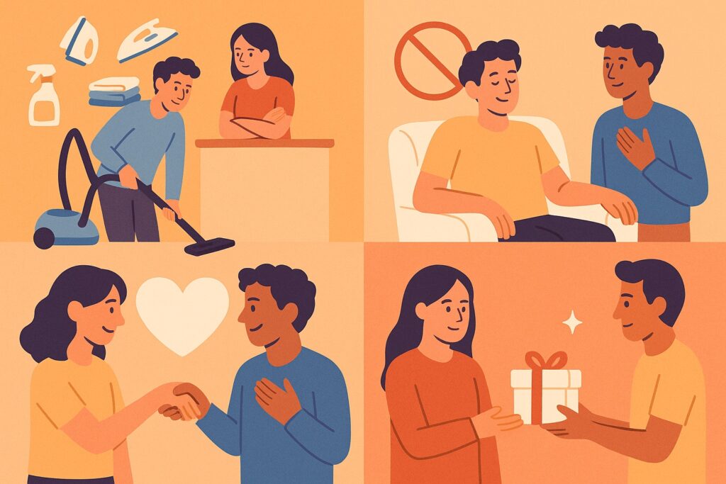 Acts of Service love language misconceptions debunked - beyond household chores and laziness
