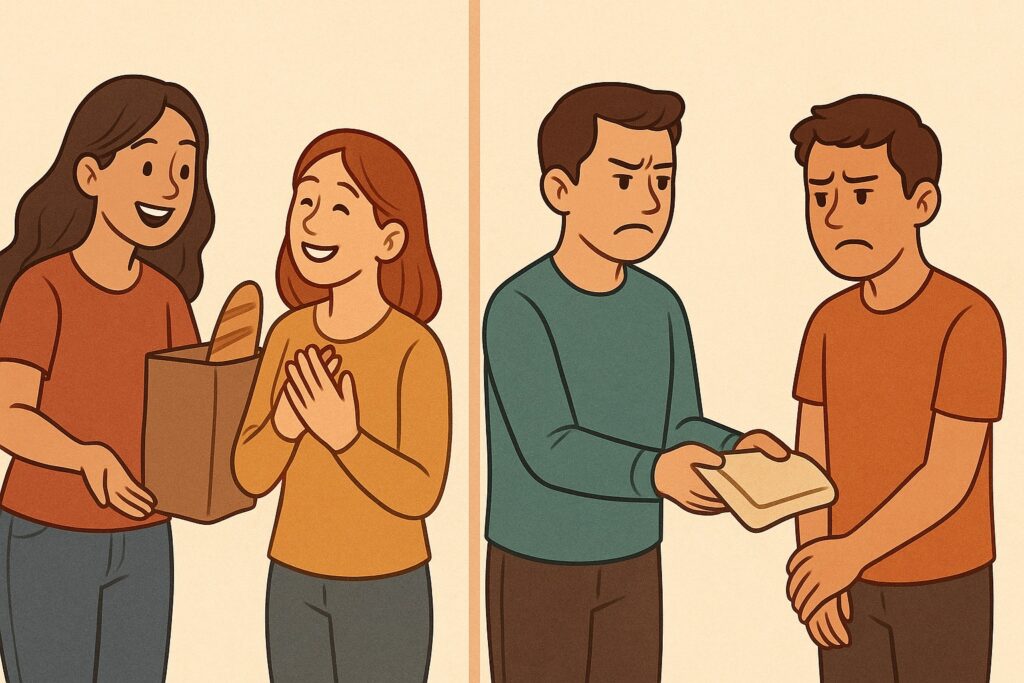 Effective Acts of Service versus ineffective or self-serving helpful actions