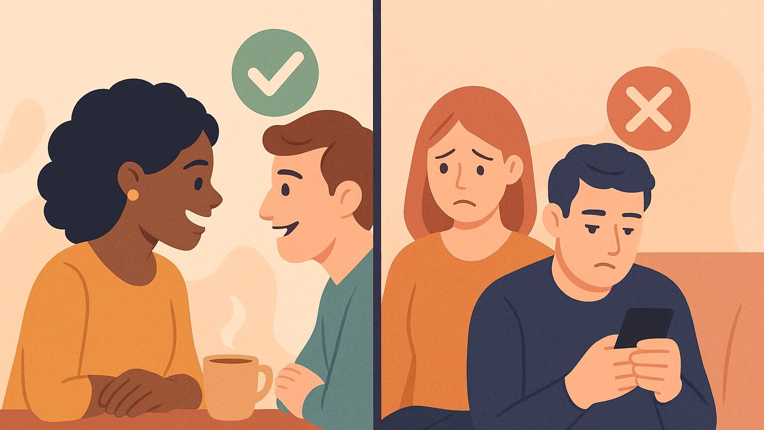 Effective Quality Time with focused attention versus ineffective distracted time together