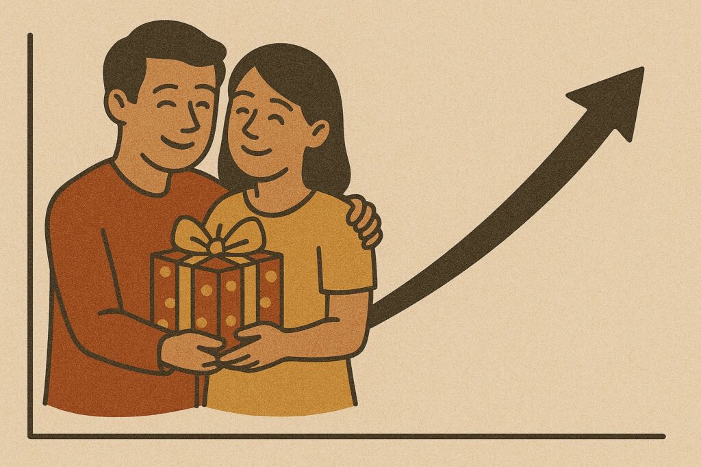 Long-term benefits and positive impact of consistent thoughtful gift-giving in relationships and emotional connection